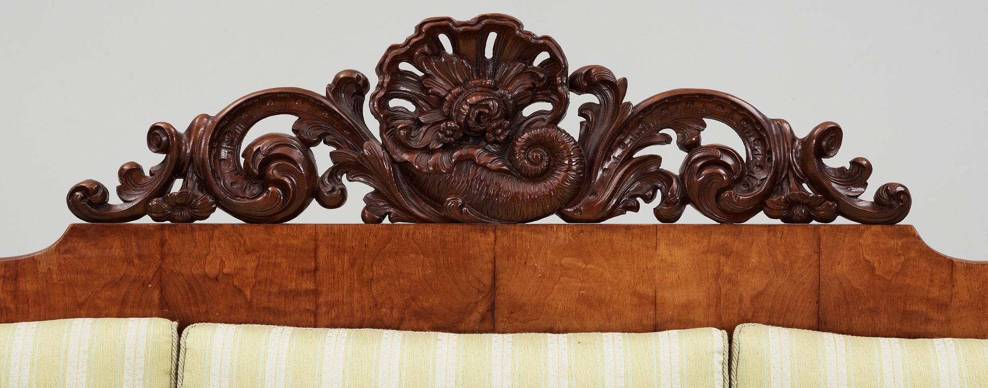 SOFFA, senempire, 1800-talets mitt.