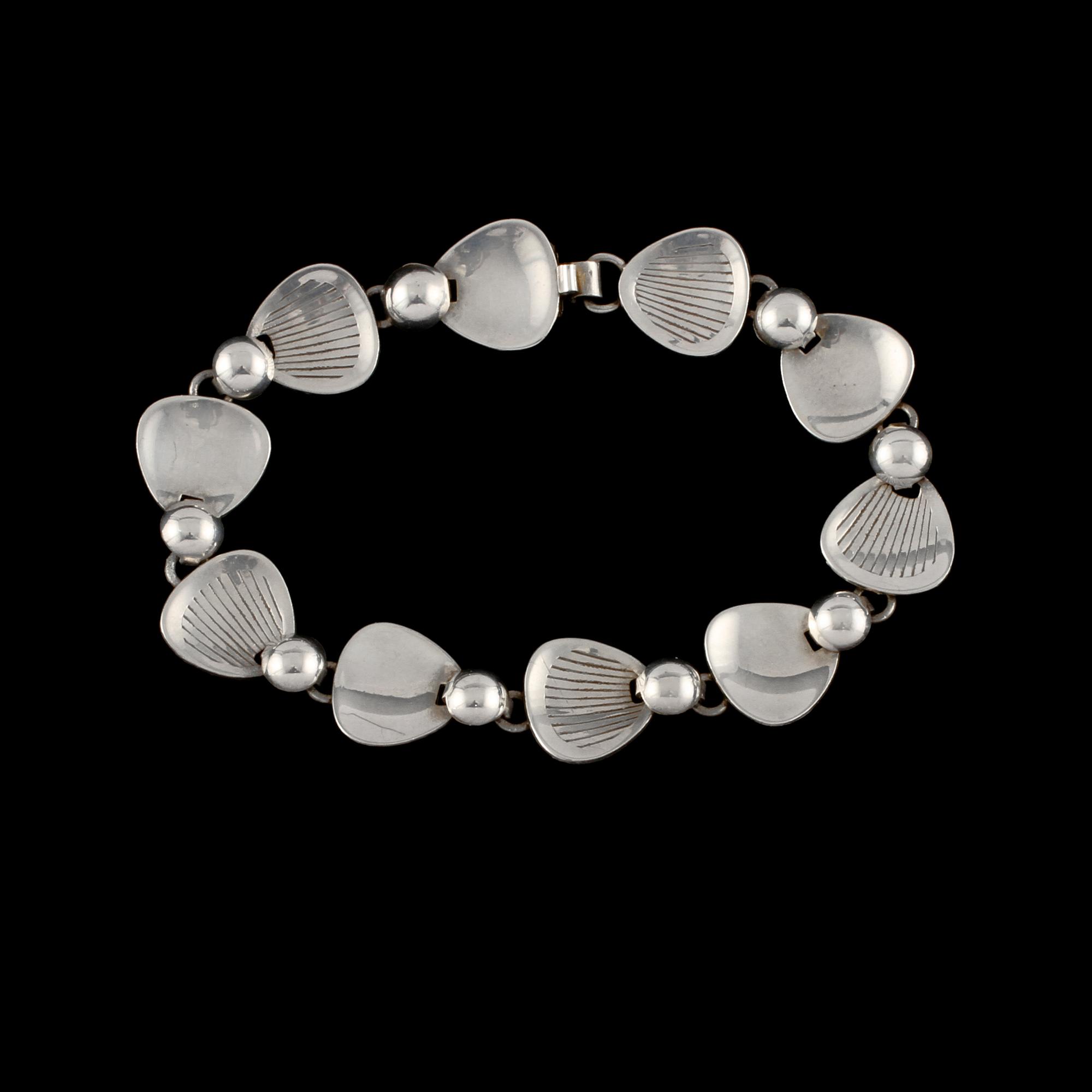 ARMBAND, silver, Alton, Falköping, 1963. Vikt 13 g.