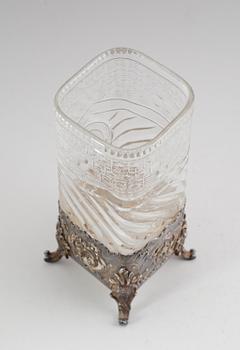 VAS, silver och glas, tidigt 1900-tal.
