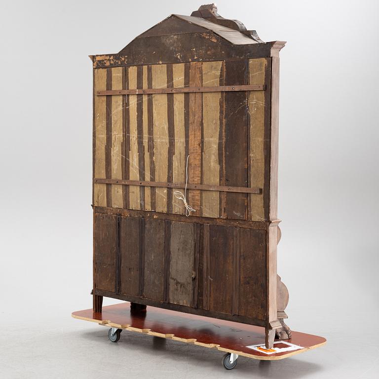 A painted Rococo style cabinet, early 20th Century.