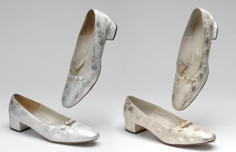 DAMSKOR, 2 par, Saks Fifth Avenue, 1960-tal.