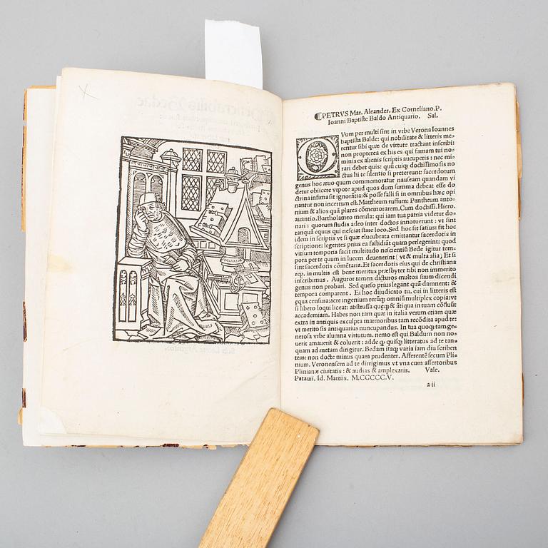 BOOK, Important treatise by Beda on chronology, 1507.