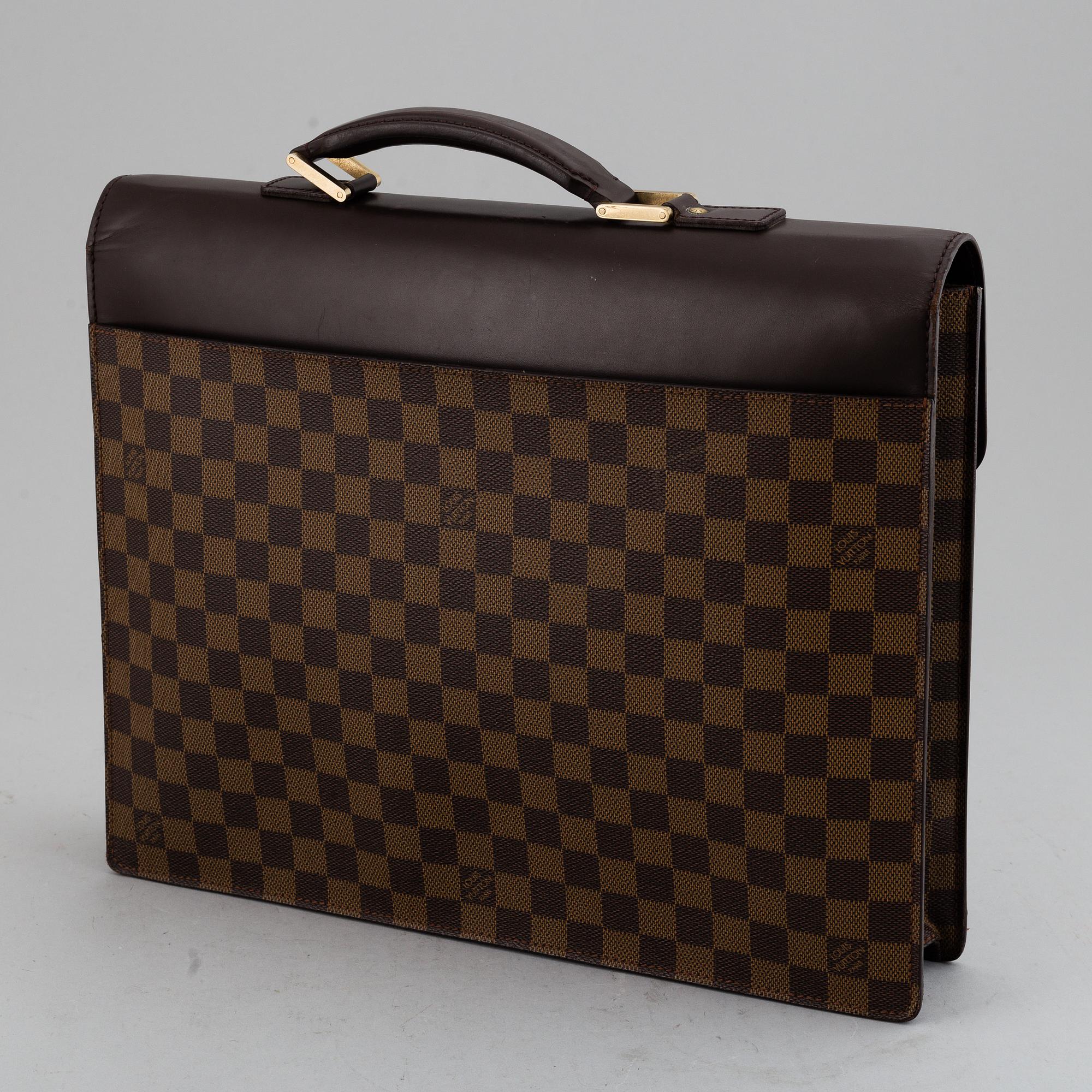 A 'Damier Ebene Altona' Briefcase, 1999.