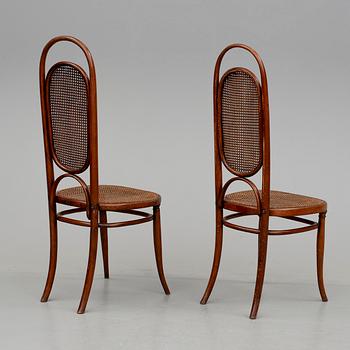 STOLAR, ett par, Thonet, omkring 1900.