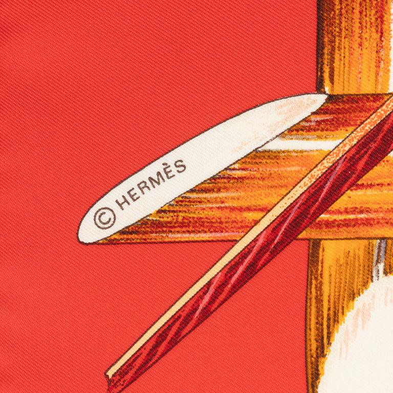 Hermès, scarf, "Jardin Créole".