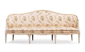 1379. A Danish Louis XVI 18th century sofa.
