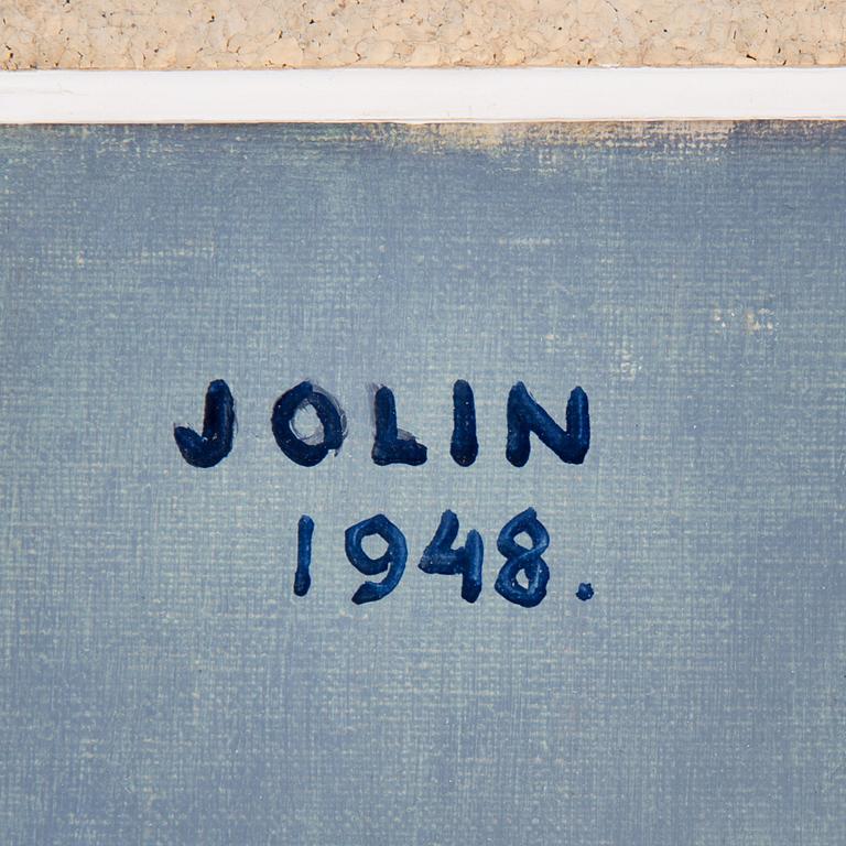 EINAR JOLIN, oil on canvas, signed and dated 1948.