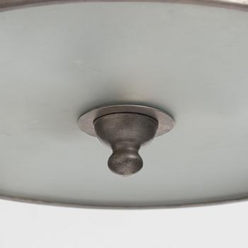 Firma Svenskt Tenn, a pewter and brass chandelier, Stockholm 1926.