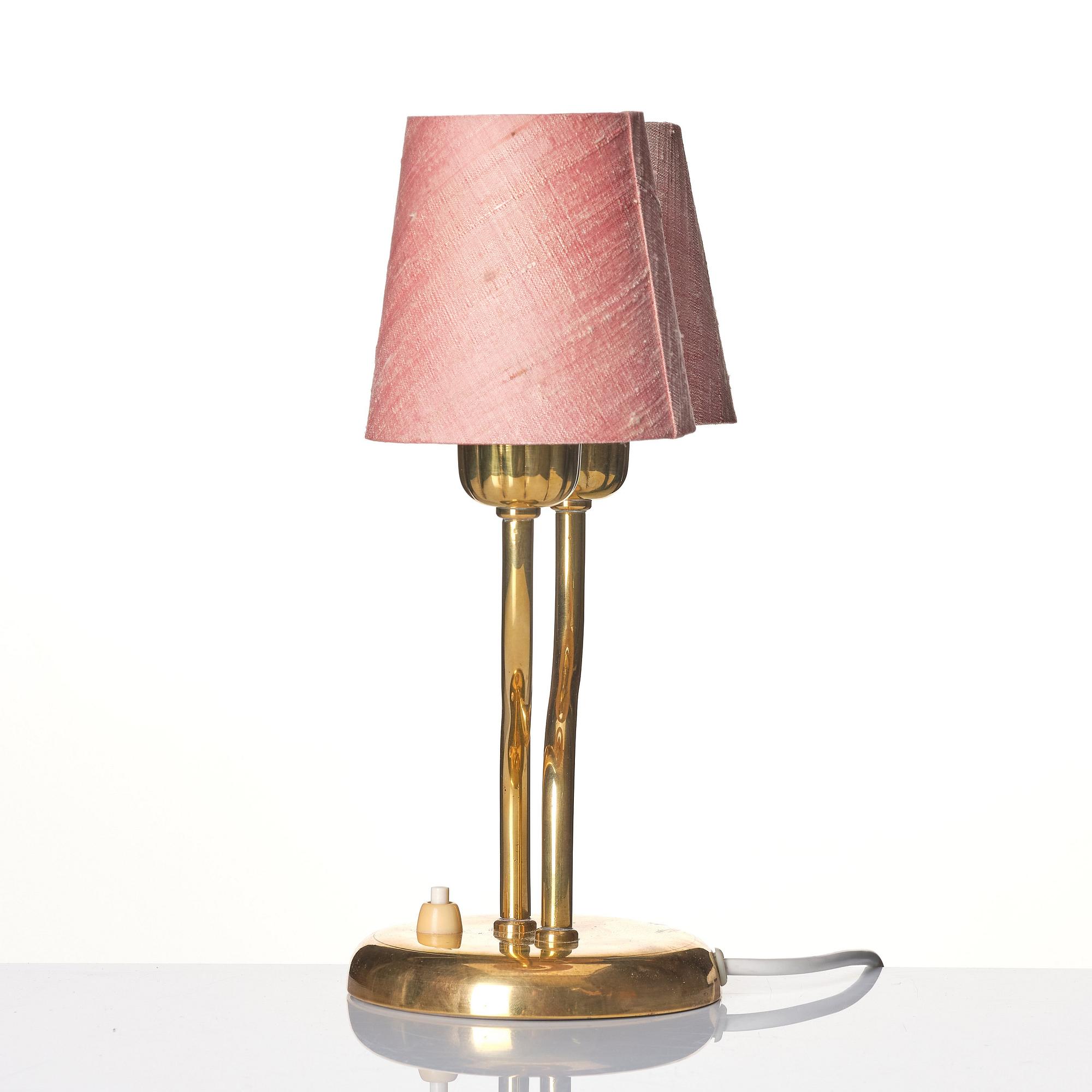 Harald Notini, bordslampa, modell "15543", Arvid Böhlmarks Lampfabrik, Stockholm, 1950-tal.
