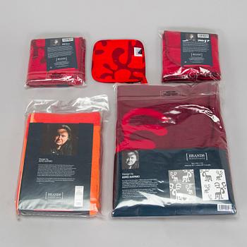 Eero Aarnio, erä kodintuotteita, 5 kpl, eri valmistajia.