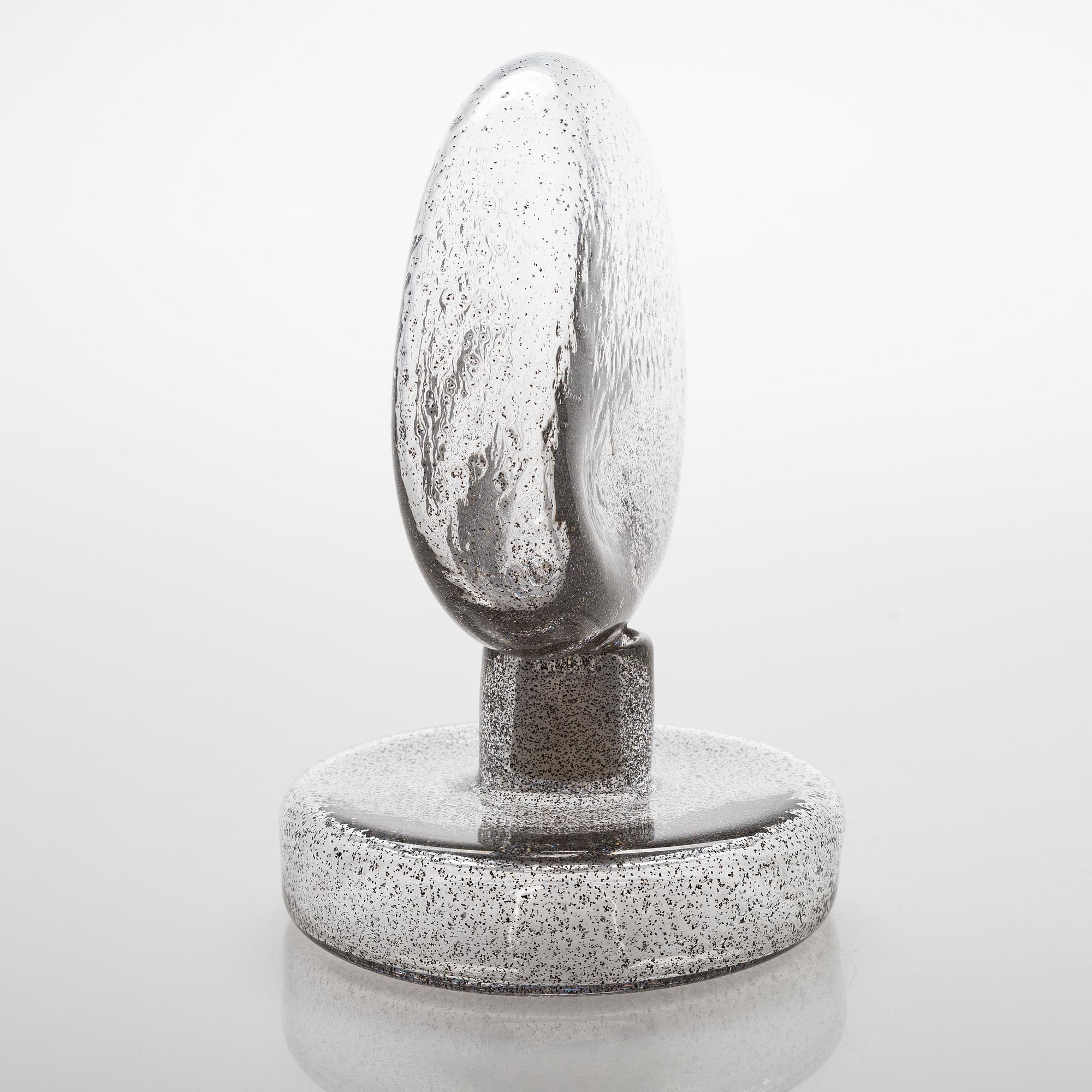 Carina Seth Andersson, an unique glass sculpture 'Lava' signed Carina Seth Andersson/EM. 2019.