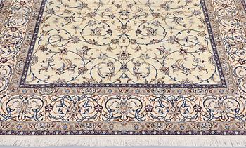 Matta, Nain, part silk, s.k. 6 LAA, ca 265 x 172 cm.