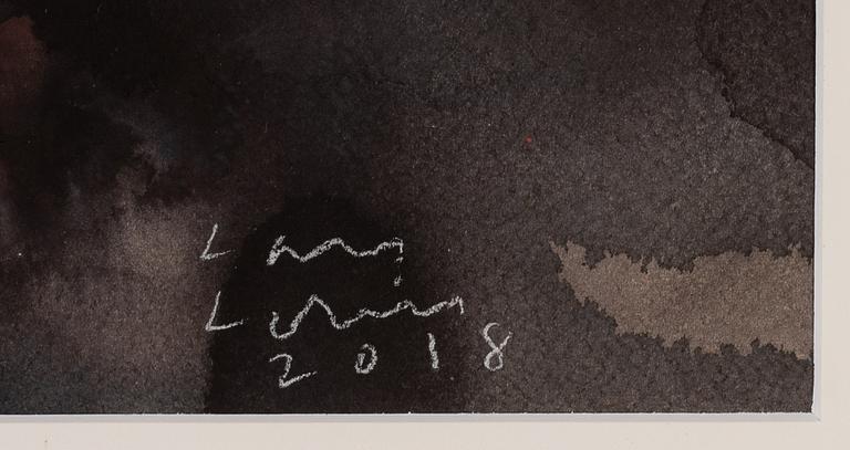Lars Lerin, watercolour, signed Lars Lerin and dated 2018.