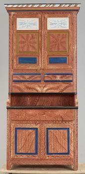 SKÅP, allmoge, Norrbotten, 1800-tal.