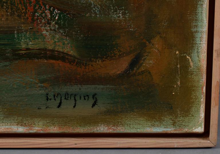 IVAR MORSING, oil on canvas, stamp signature.