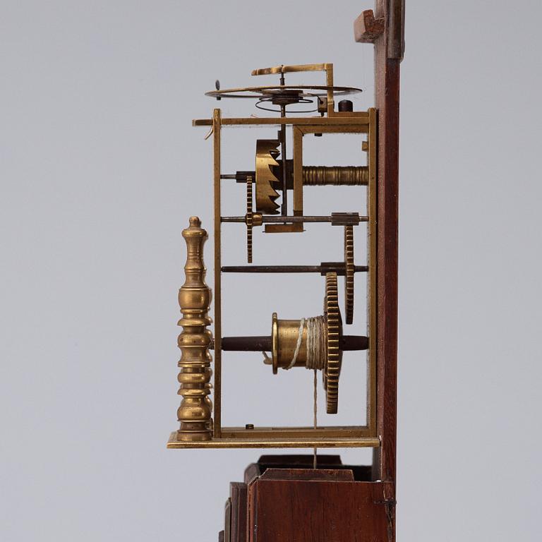 A Japanese 19th century pillarclock.