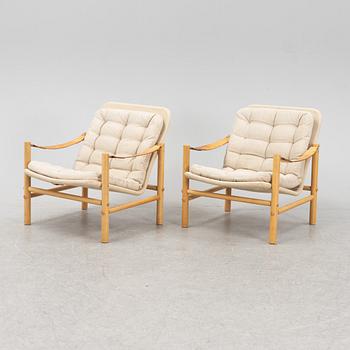 Bror Boje, fåtöljer, ett par, "Junker", Dux.