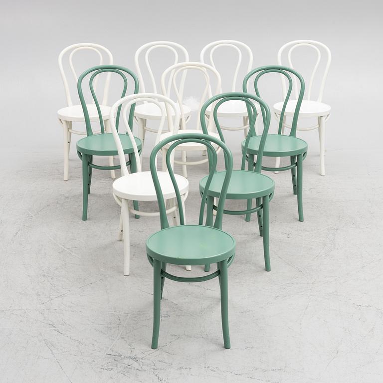 Gillis Lundgren, chairs, 10 pcs, "Öglan", IKEA, late 20th century.