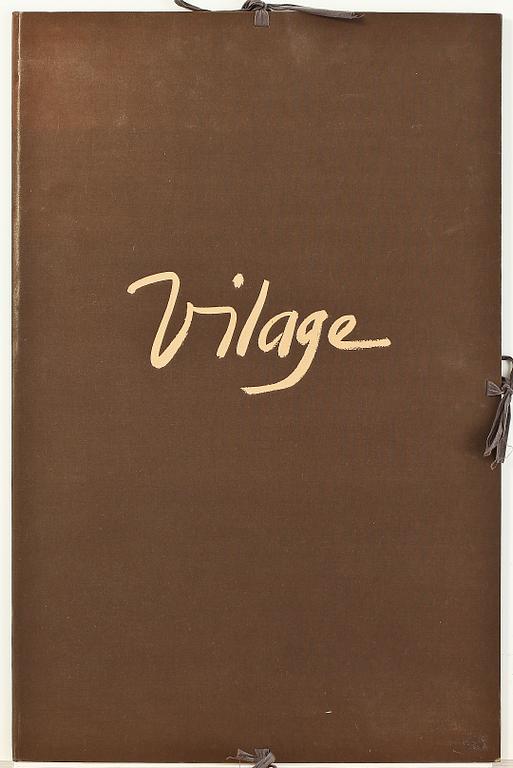 MICHEL VILAGE, gravyr, triptyk, sign o dat 86, numr 13/60.