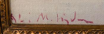 ALI MUNSTERHJELM, oil on canvas, signed.