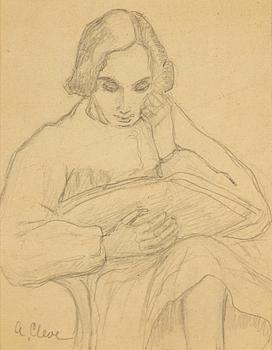 AGNES CLEVE, pencil. Signed A Cleve.