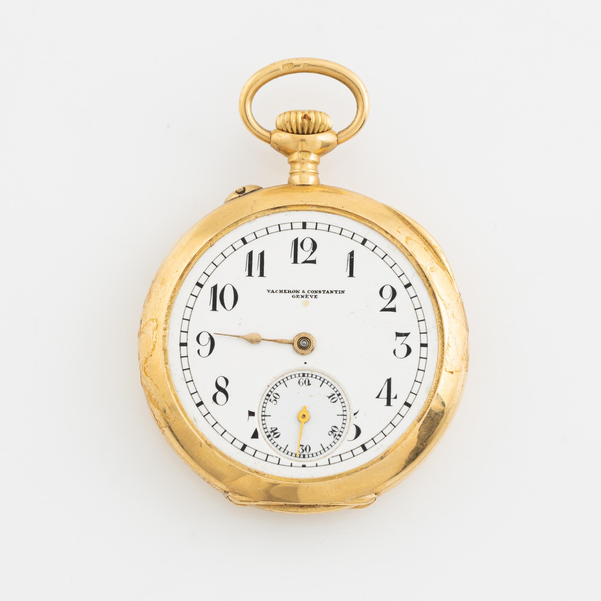 Vacheron & Constantin, Genève, 18K guld, fickur, 32 mm.