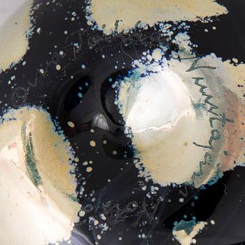 OIVA TOIKKA, TAIDELASI, uniikki, signeerattu Oiva Toikka Nuutajärvi Notsjö.