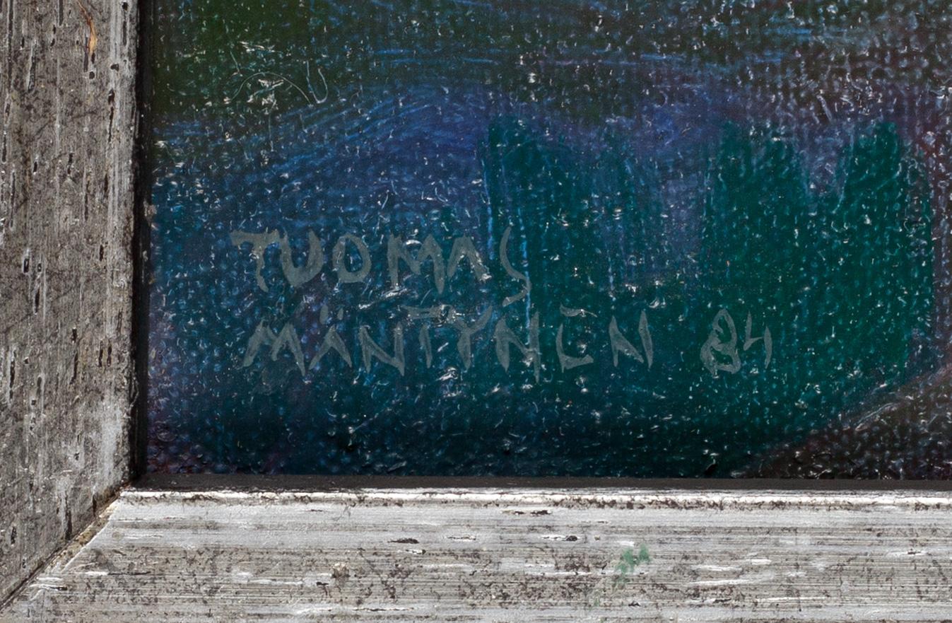 Tuomas Mäntynen, öljy kankaalle, signeerattu ja päivätty -84.