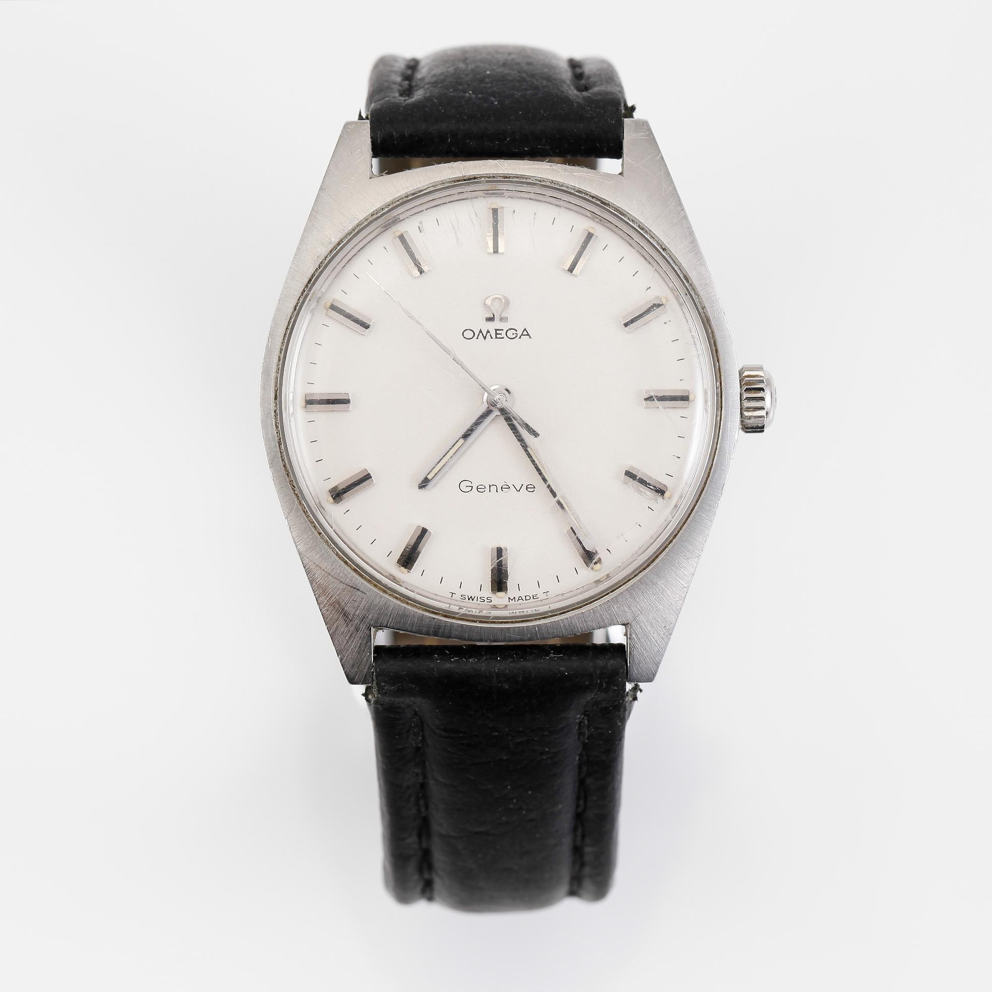 ARMBANDSUR, stål, Omega Watch Co, Genève.