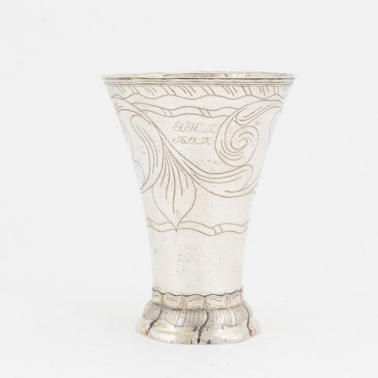 A Swedish silver beaker, mark of Gustaf Elfström, Sala 1799.