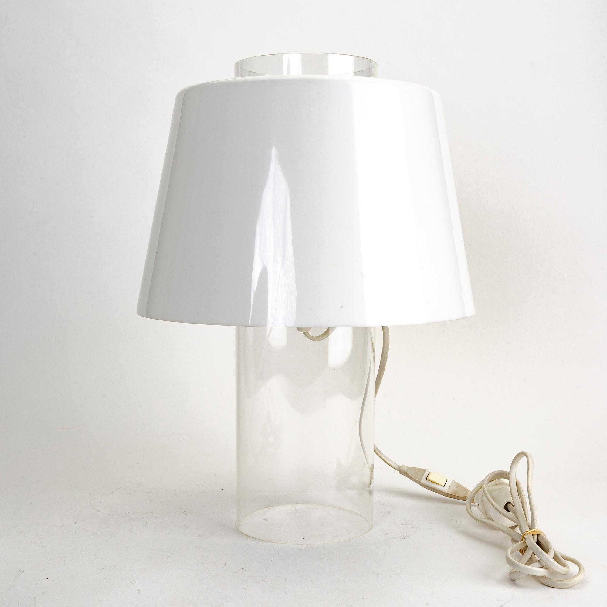 A pair of Innolux plastic table lamps later part of the 20th century.