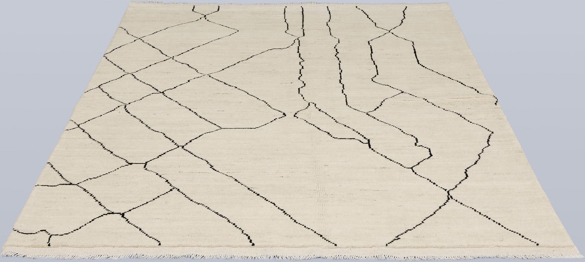 A Moroccan carpet, 202 x 154 cm.