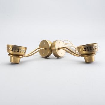 Hans Bergström, wall lamps, a pair, ASEA, mid-20th century.
