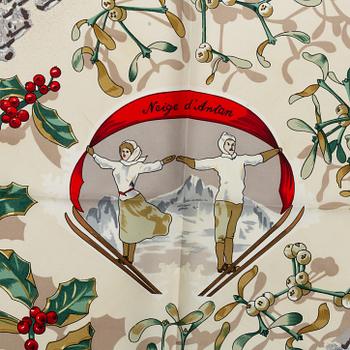 Hermès, scarf, "Neige d'Antan".