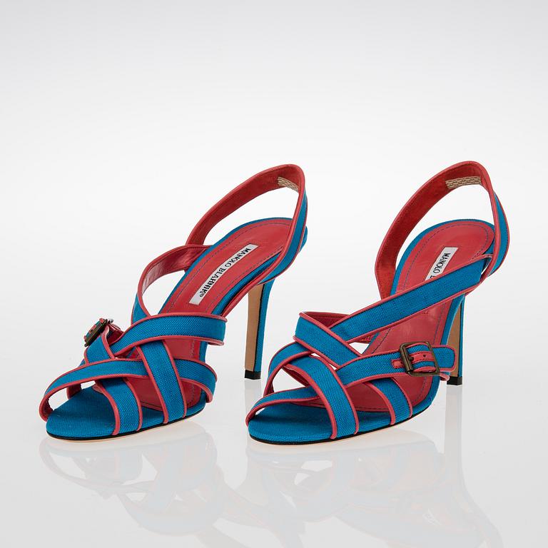 SKOR, Manolo Blahnik, storlek 40,5.