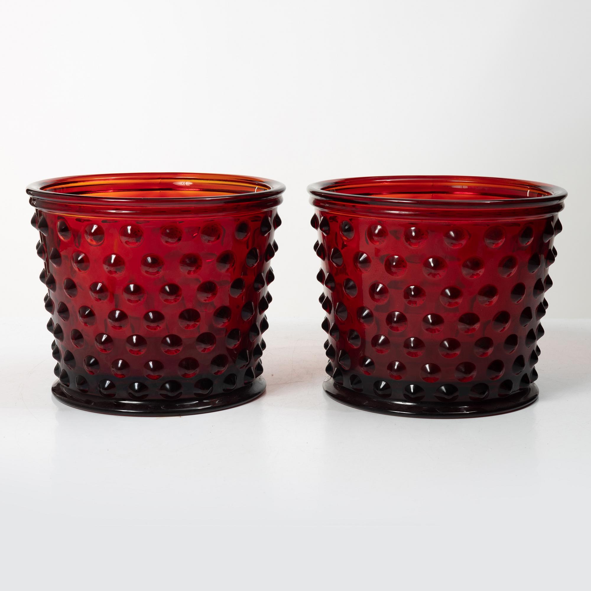 Josef Frank, A pair of 'Hortus' planters, Reijmyre for Firma Svenskt Tenn.