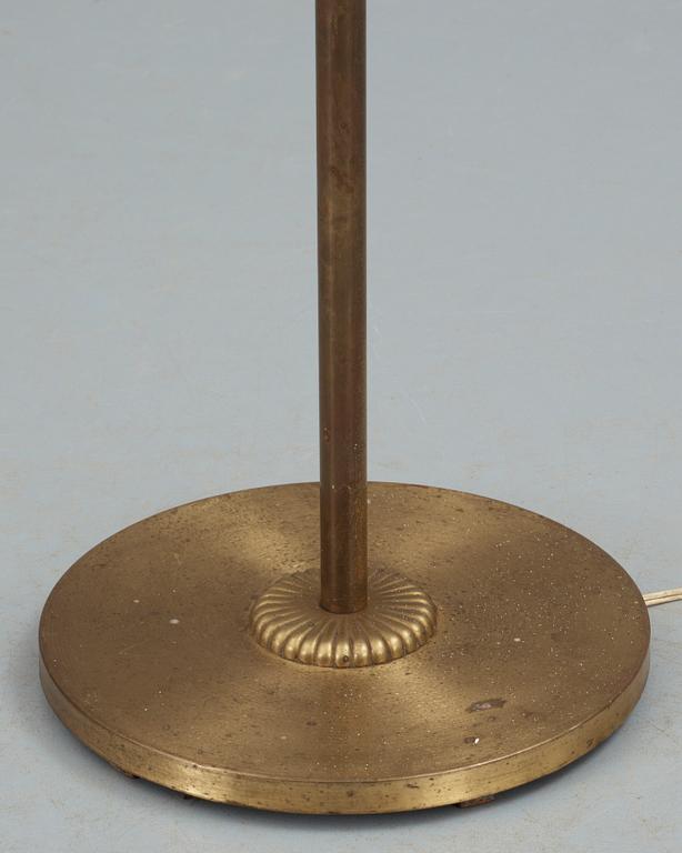 GOLVLAMPA, mässing, Sverige, 1940-tal.