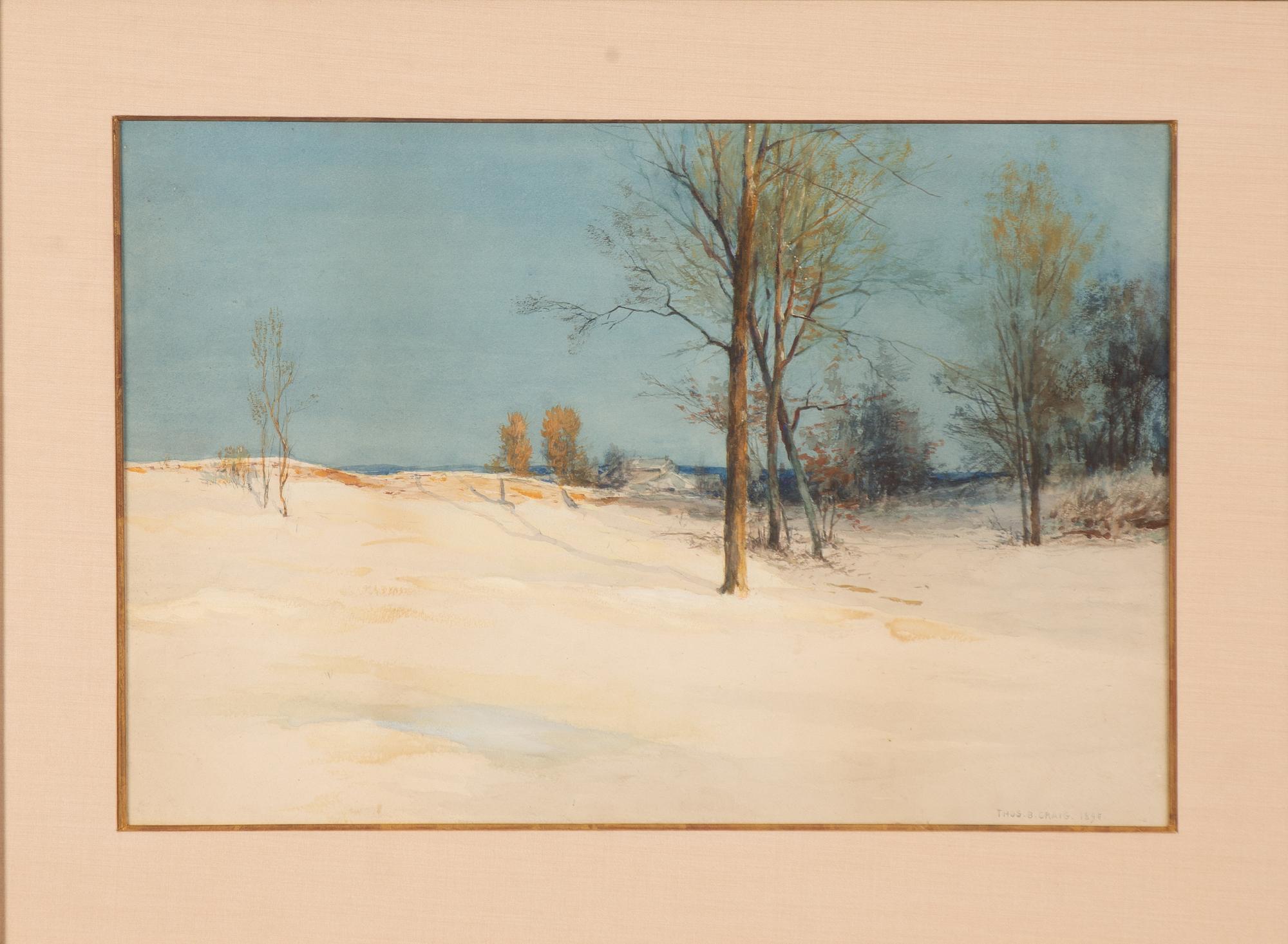 Thomas Bigelow Craig, "Snowscene no2".