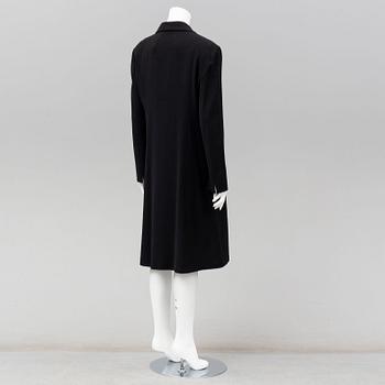 ARMANI, a wool coat, Italian size 48.