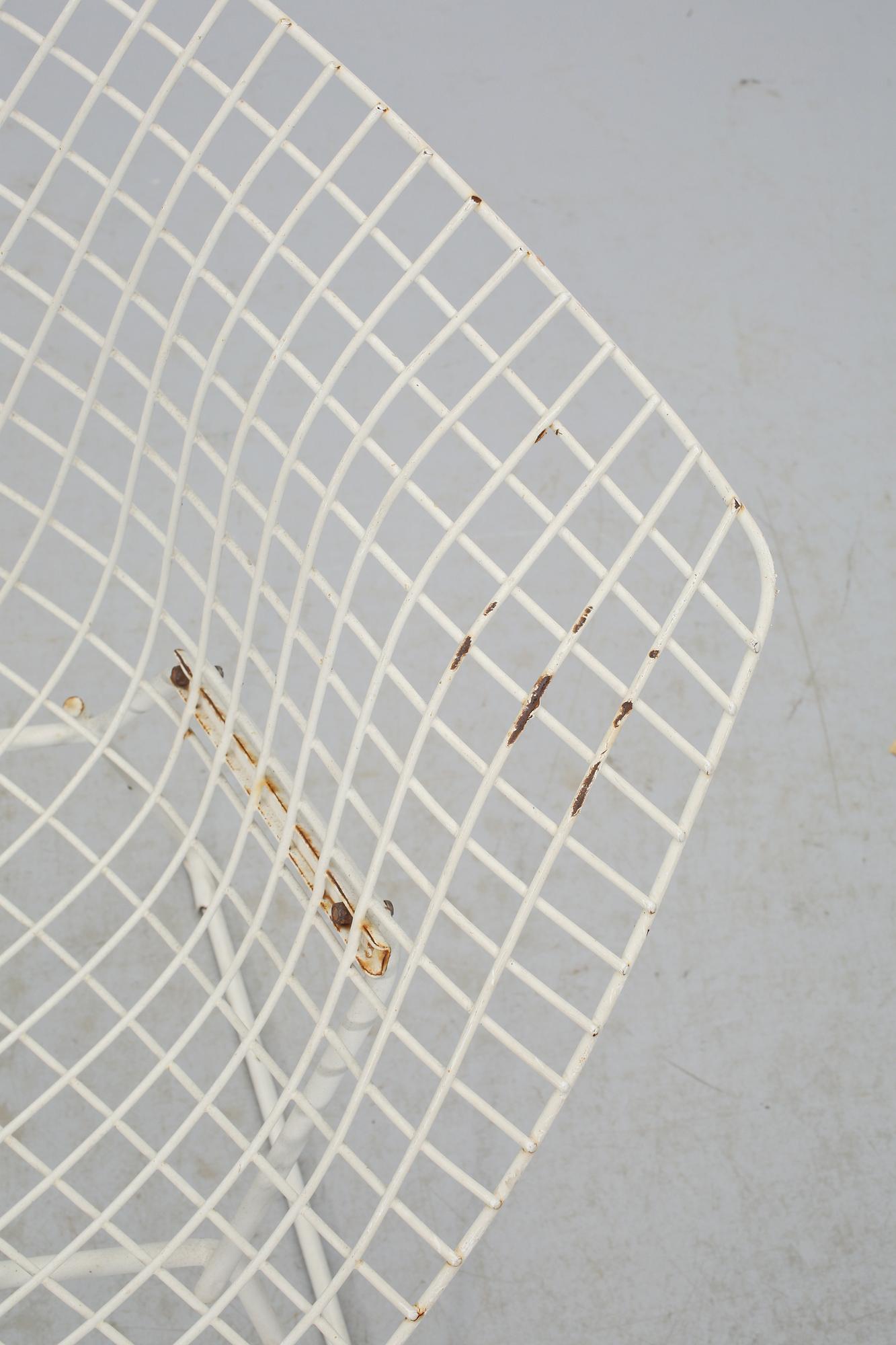 STOL, "Diamond chair", Harry Bertoia, 1900-talets andra hälft.