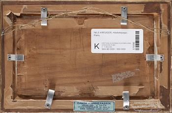 Nils Kreuger, Horse and carriage in rain, Paris.