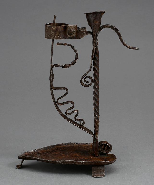 LJUSSTAKE, smide, 1800-tal.