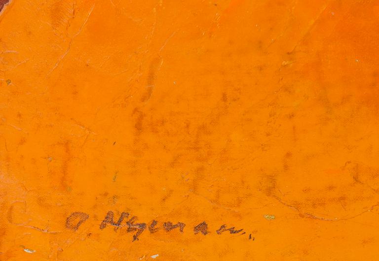 OLLE NYMAN, oil on panel, signed.