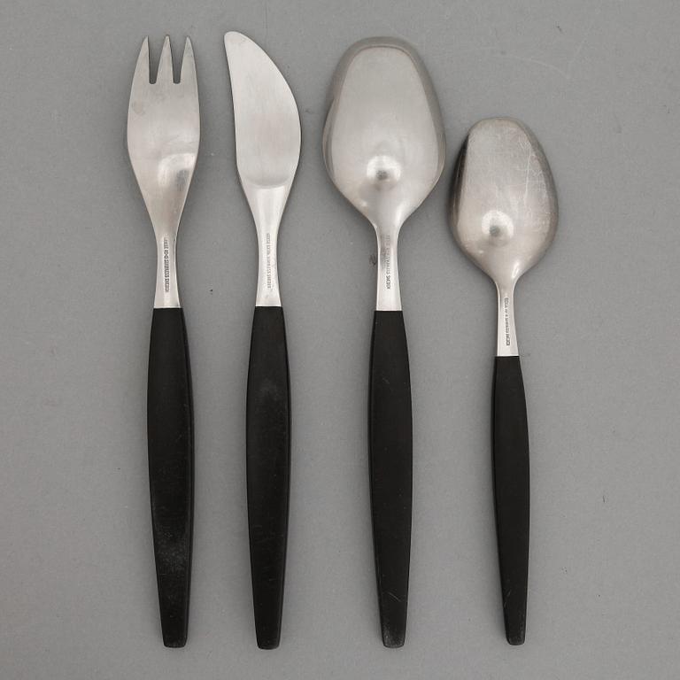 BESTICK, 36 delar, "Focus de lux", Folke Arström, Gense, 1900-talets mitt.