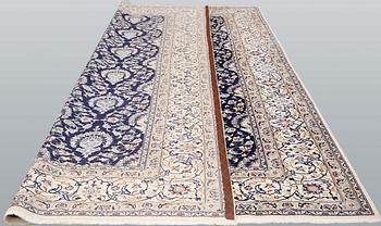 A carpet,  Nain Part Silk, sk 9 LAA, 352 X 250 cm.