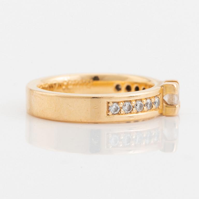 Brilliant cut diamond ring, Schalins.