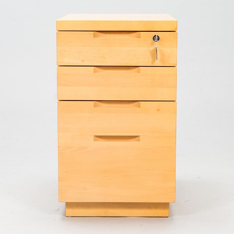 ALVAR AALTO, a 1980's 'H297' drawer unit for Artek.