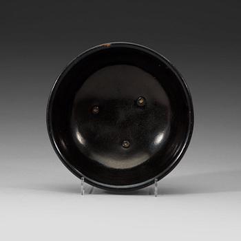 A 'Henan' black-glazed bowl, Song dynasty (960-1279).