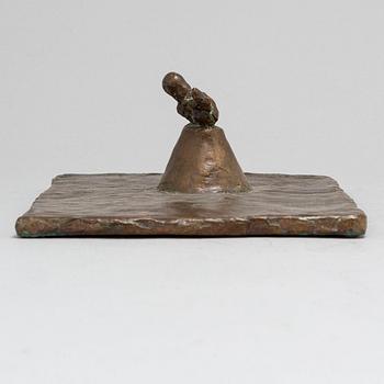 BIANCA MARIA BARMEN, a patent bronze sculpture, signed and dated -96, numbered IV/V.