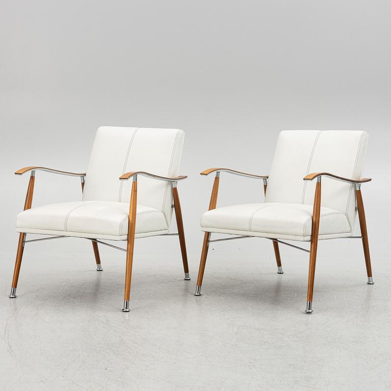 Gunilla Allard, two "Sahara" armchairs, Lammhults, Sweden.